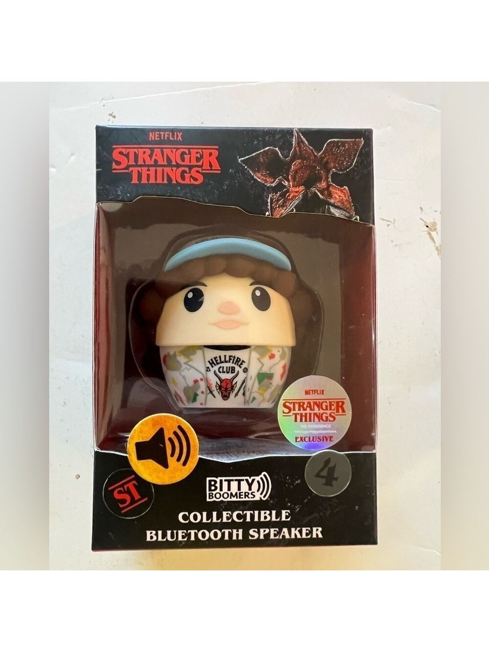 Stranger Things Bitty Boomers Collectible ￼Mini Bluetooth Speaker -Dustin